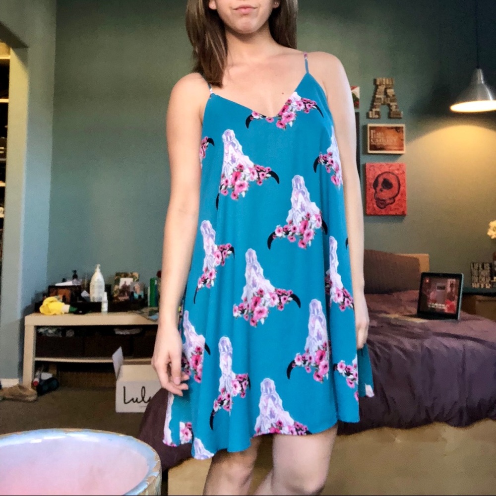 Chiffon Shift Dress